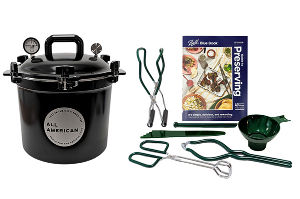 All American Black 21 Quart Pressure Canning Kit