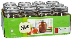 Ball Regular Mouth Palleted Canning Jars