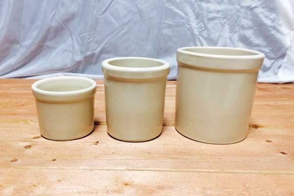 Stoneware Cylinder Crocks by Ohio Stoneware - Pressure Cooker Outlet