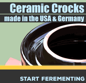 Stoneware fermentation crocks